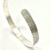 Pulsera de Plata 925 Ajustable Texturizada